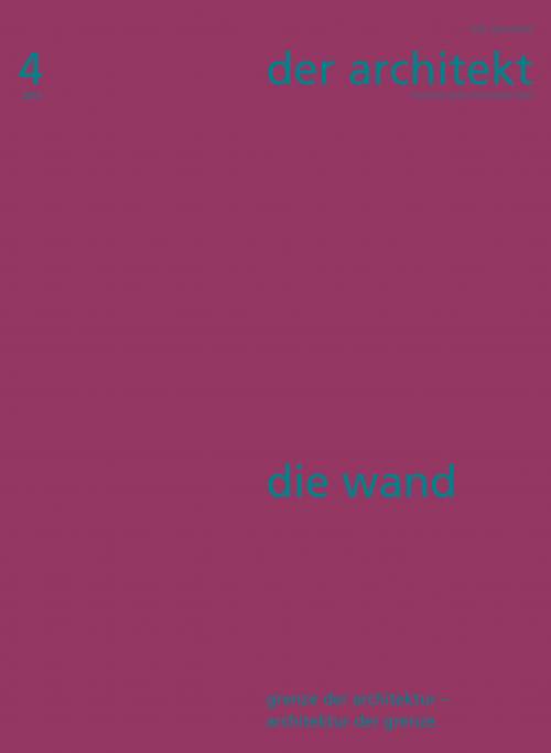 der architekt 4/2016
